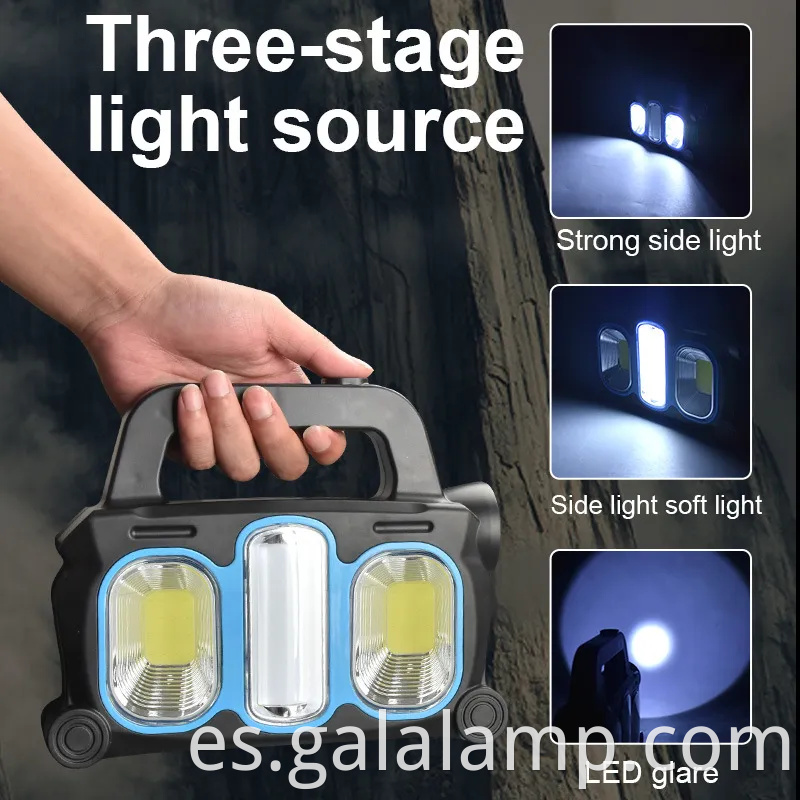 Reflector de búsqueda de mazorca portátil para situaciones de emergencia y trabajo